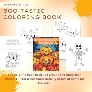 Boo-Tastic Halloween-kleurboek
