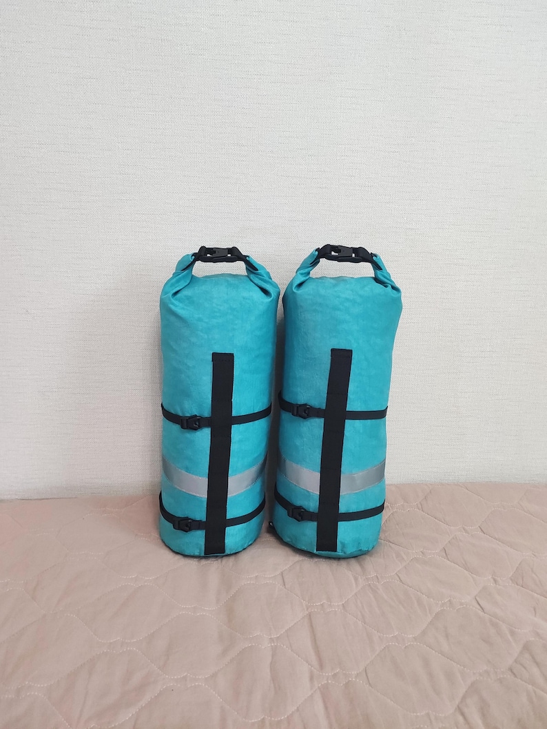 Waterproof Bikepacking Fork Bag 4.5L - Cage Compatible Nylon - Etsy