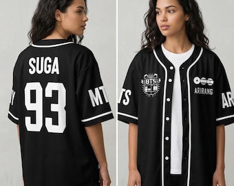 Custom BTS Members Basketball Jersey, Personalized V-neck Bangtan Shirt, Inspired By Arirang BTS World Tour 2026 Merch Army Concert Outfit