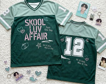Skool Luv Affair Custom BTS Members Basketball Jersey, Personalized Kpop Gift For Bangtan Fans, BTS World Tour 2026 Merch Army Outfit
