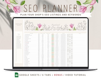 SEO Keyword Planner Google Sheets Tool: Spreadsheet for