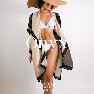 Beach Kimono Cover-Up: Bohemian Viscose Outerwear