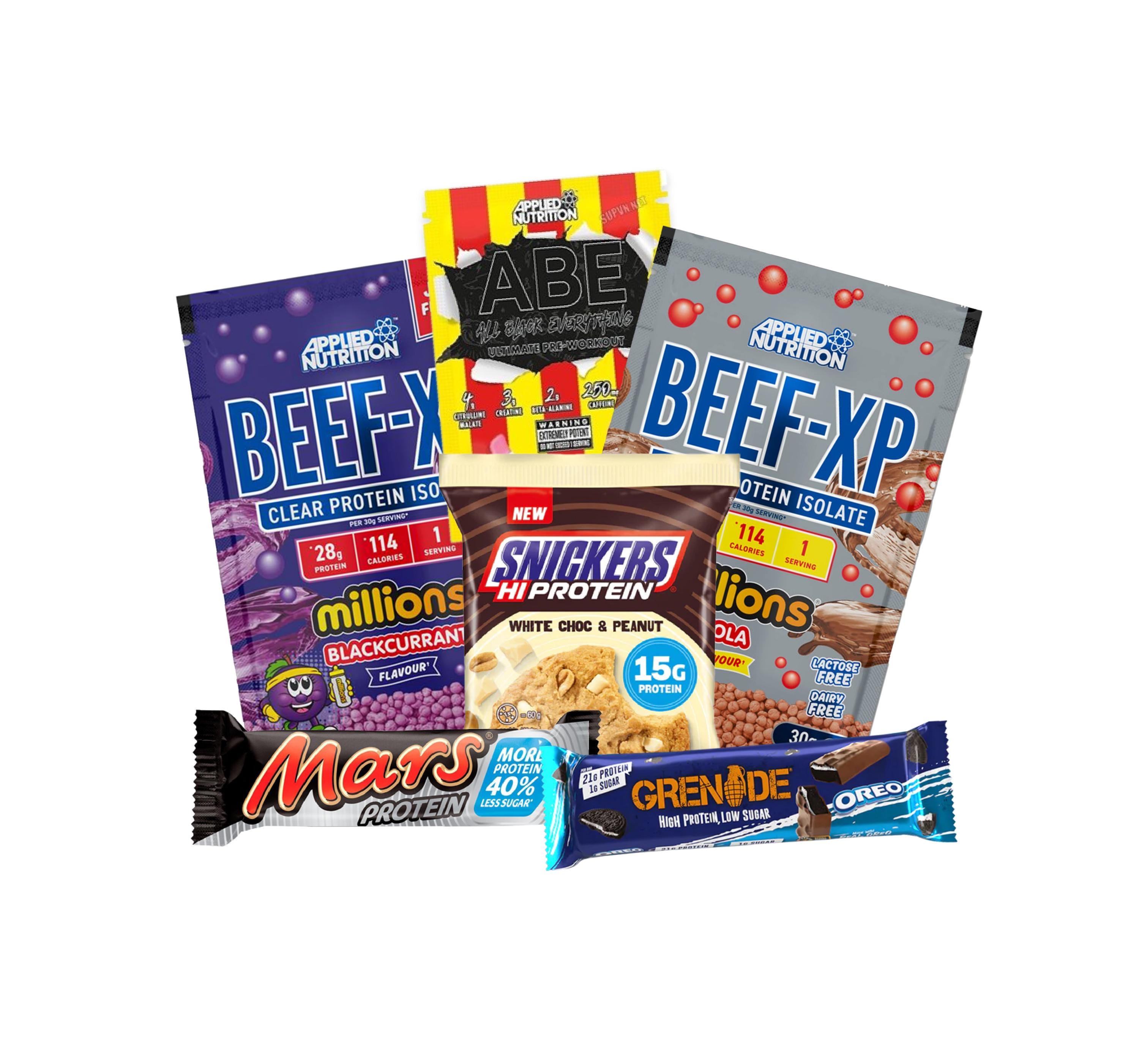Sweet Inspired Protein Mix - 6+ Protein Snacks & Supplements Inspired by Chocolate Bars and Sweets | Perfect Gift for Fitness Enthusiasts