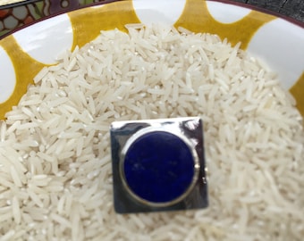 Lapis Lazuli sterling silver ring.