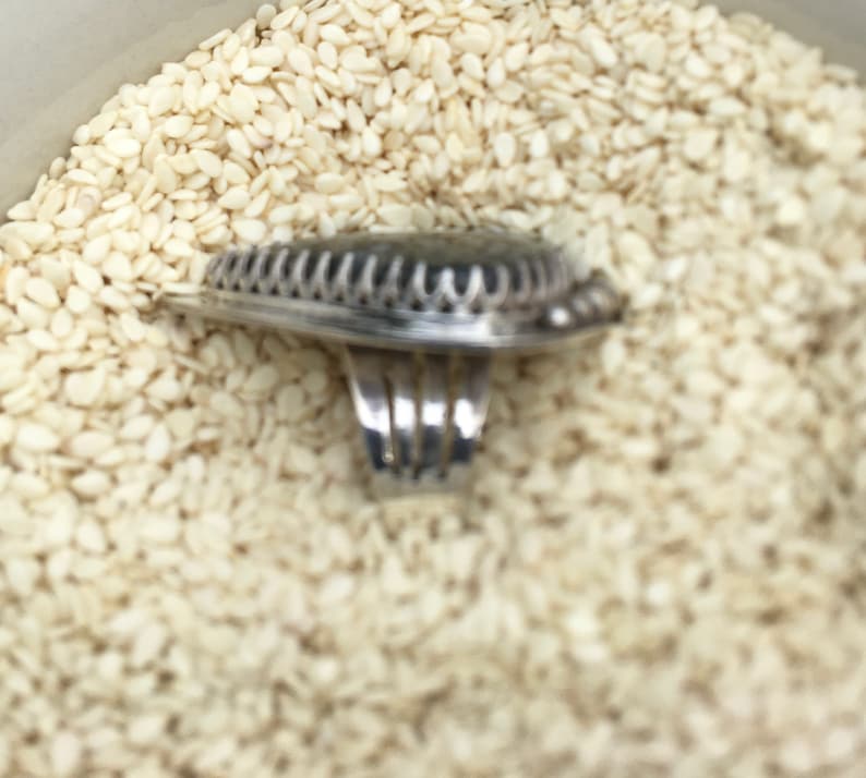 Nipomo Marcasite and sterling silver ring