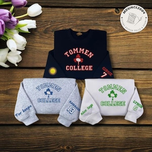 Personalized Boys of Tommen Sweatshirt, Tommen College Embroidered Shirt, Bookish Gift for Readers, Kavanagh Lynch Gibsie Merch