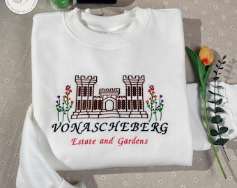 Twisted Games Embroidered Sweatshirt, Vonaschesberg Estate, Twisted Series Merch, Booktok Sweatshirt Embroidered Sweatshirt
