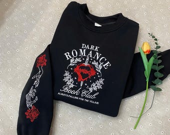 Dark Romance Book Club Shirt, Morally Grey Fan Embroidered Shirt,  Tee For Spicy Book Lovers, Run Little Mouse, Fantasy Reader Sweatshirt