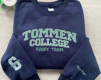 Custom Embroidery Boys of Tommen Book Cover Sweater, Johnny Kavanagh, Lynch Joey, Bookish Merch, Chloe Walsh Book Crewneck