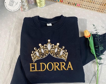 Eldorra Twisted Games Sweatshirt, Twisted Series Merch, Embroidered Book Twisted Book Series, Ana Huang Inspired Merch, Romance Reader Gift
