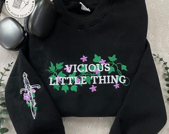 Powerless Bookish Embroidered Shirt, Vicious Little Thing Powerless merch, Kai Azer Paedyn Gray Fan Shirt, Fantasy Bookish Tee