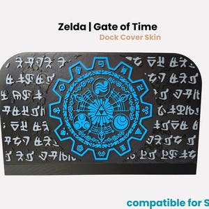 Zelda Dock Cover Switch 2 - Gate of Time Symbol | Decorative Console Skin | Fantasy Gaming Gift
