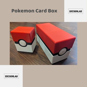Boîte Pokémon Étendue – Grand & Petit Format – Boîte de Rangement TCG pour Cartes, Boosters et Decks – Cadeau Fan Pokémon