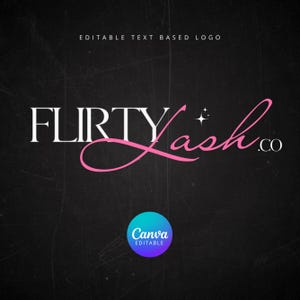 Logo Design Set, Logo Template, Diy Beauty Logo, Premade Logo Design, Lash Logo, Hair Logo, Nails Logo, Business Logo Canva Template