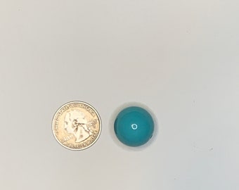 Aqua, Turquoise, Teal Solid 20mm  Acrylic Bubblegum Chunky Beads for Necklace and Bracelet Making