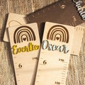 Personalized Wooden Growth Chart Baby Growth Chart Height Chart  for Kids Height Ruler  Engraved Growth Chart Nursery Decor Baby Shower Gift product logo