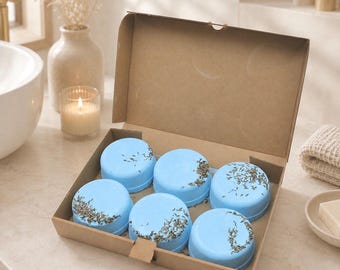 Bombes de bain moussantes – Lot de 6 Lavande et Marjolaine