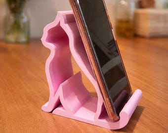 Cat-shaped phone holder