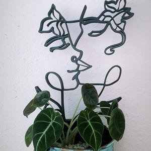 3D-geprinte Kiss-plantsteun: decoratief paaltje voor potplanten