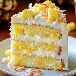 Hawaiian Pineapple Coconut Dream Cake Etsy