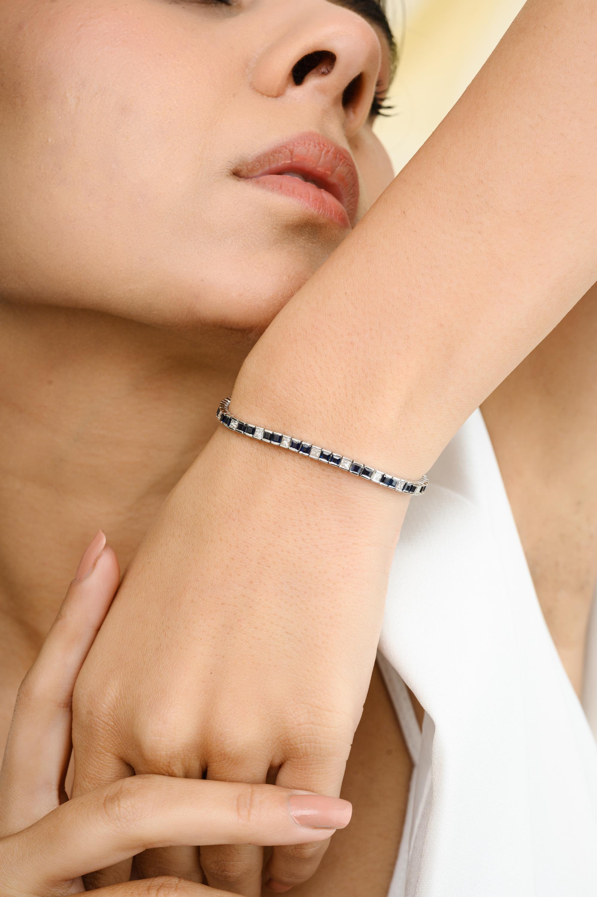 B*B様 サファイア18KWG S11.78ct ブルー テニスブレスレット B*B様 サファイア18KWG S11.78ct ブルー テニスブレスレット B*B様