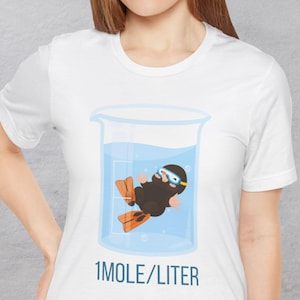 Funny chemistry shirts, Mole per Liter, Funny scientist gifts, Chemistry jokes, School tee shirt, for chemistry student, for science teacher