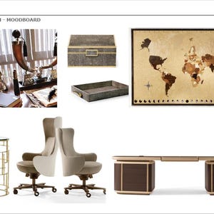Interior Design Presentation | Interior Design Project Template | Client Presentation | Canva Template | Digital Template