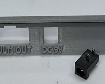 Replacement Back Panel Power DC Jack Port for SNES Jr Super Nintendo 2 SNS-101
