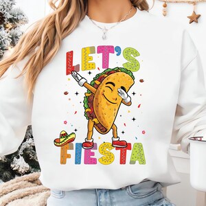Let&#39;s Fiesta png, Cinco de Mayo png, Mexican Png, Fiesta Png, Cinco de Mayo Png, Fiesta Squad Png, Sombrero Png, Cinco de Mayo Shirt Design