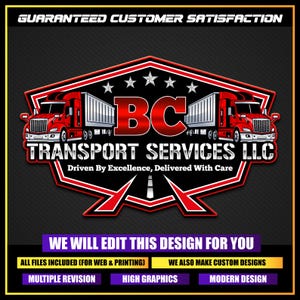 Trucking Company Logo, Moving Truck, Hotshot Logo, Semi Truck Logo, Transportation Logo, Logistics Logo, Truck Driver Logo