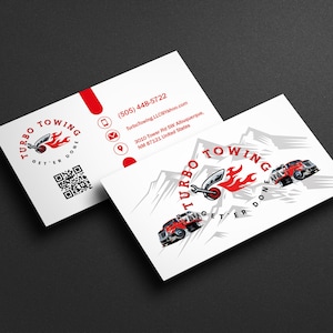 LKW-Abfertigung Visitenkarten-Print-fertiges Design