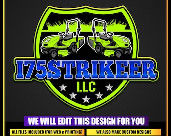 Landscaping Services Logo, Lawncare Grass Logo, Lawn Mowing Logo, Gardener Logo, Yard Garden Service Logo