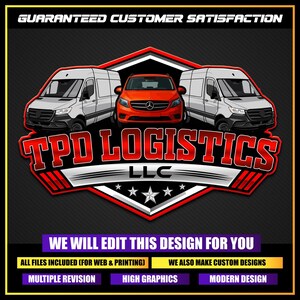 Trucking Company Logo, Moving Truck, Hotshot Logo, Semi Truck Logo, Transportation Logo, Logistics Logo, Truck Driver Logo