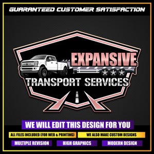 Trucking Company Logo, Moving Truck, Hotshot Logo, Semi Truck Logo, Transportation Logo, Logistics Logo, Truck Driver Logo
