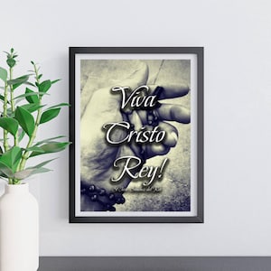 St. Jose Sanchez del Rio - Viva Cristo Rey! - Catholic Art - Digital Print - Instant Download