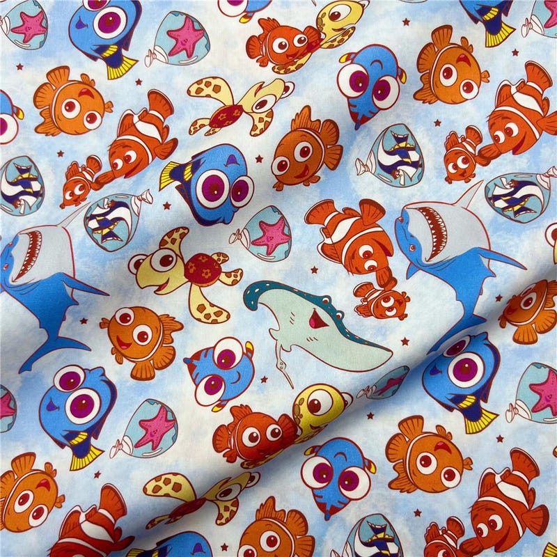 Finding Nemo Fabric - Etsy