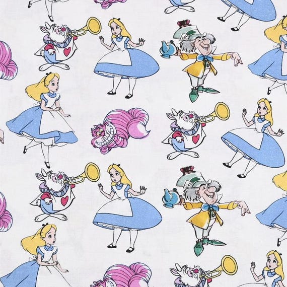 Cheshire Cat Grinsekatze Alice Im Wunderland Stoff Alice Im - Main Image