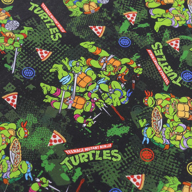 Teenage Mutant Ninja Turtles Fabric 100% Cotton Fabric Cartoon Cotton Fabric By The Half Yard