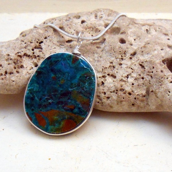 Chrysocolla Pendant