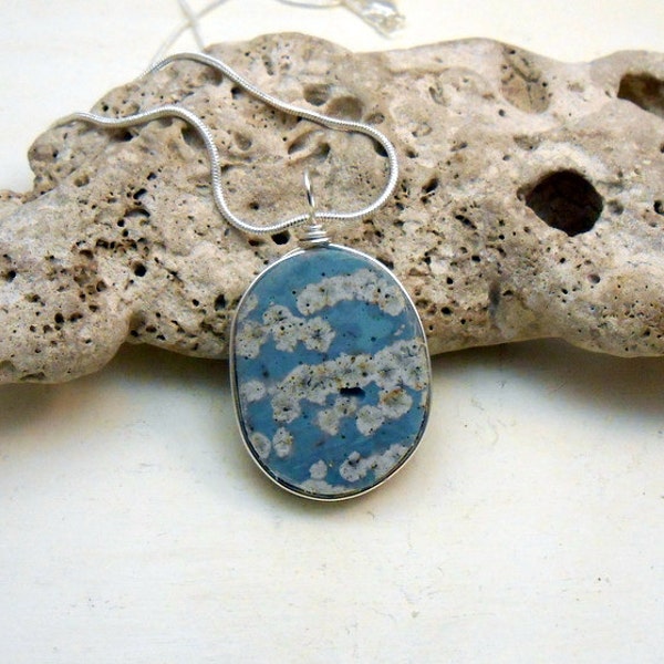 Leland Blue Stone Pendant