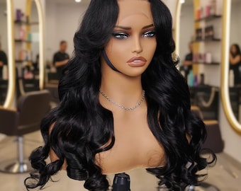 Body Wave 7 x 5 HD Lace Glueless Wig – Virgin Human Hair, Luxury Wear & Go