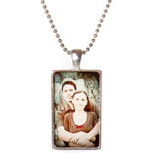 Custom Photo Pendant and Necklace Your Own Photo FREE Shipping image 2