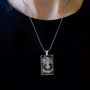 Custom Photo Pendant and Necklace Your Own Photo FREE Shipping image 1