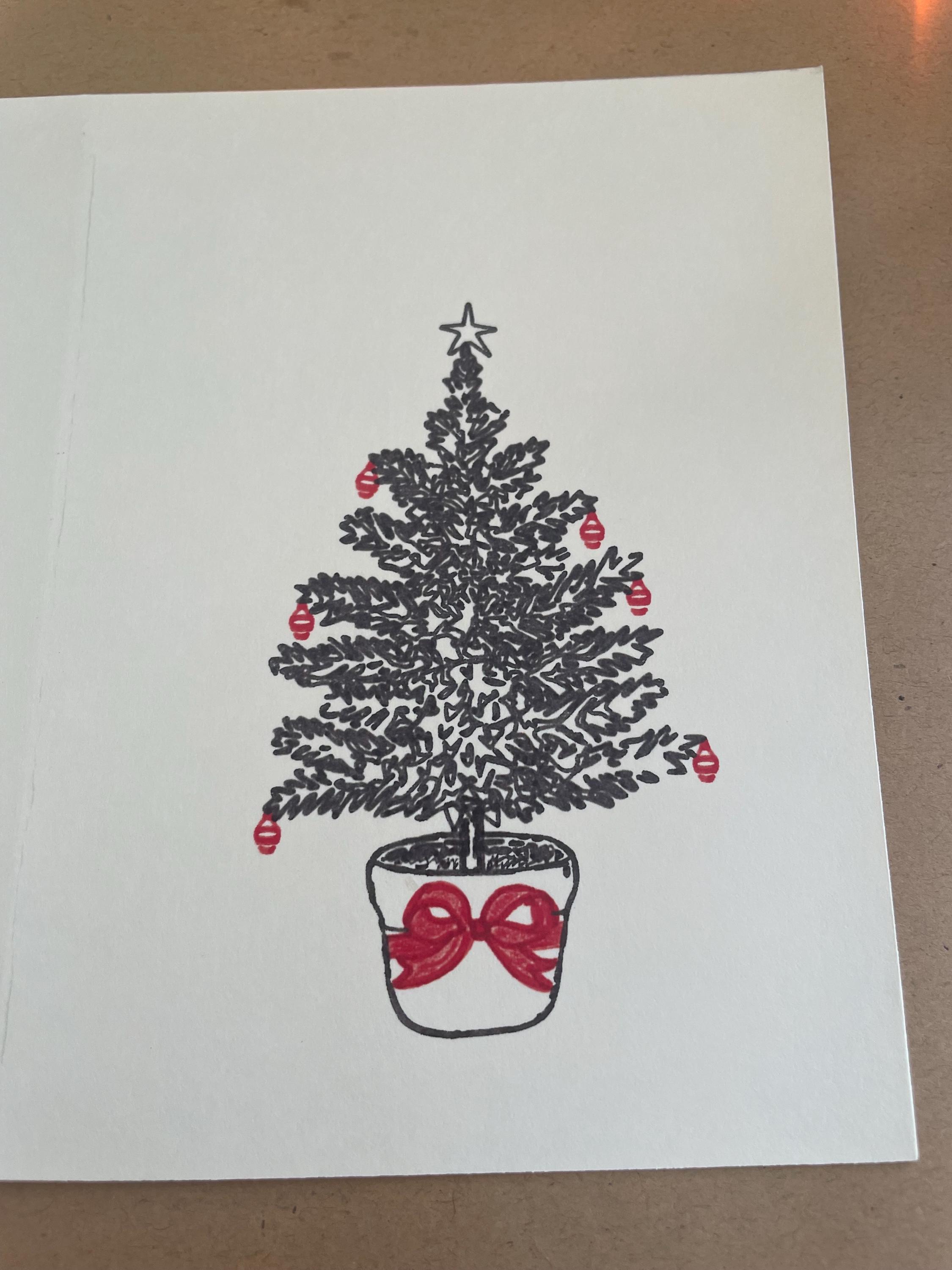 6x Minimalist Aesthetic Christmas Cards Set Boho Holiday Line Drawing 6x minimalist aesthetic christmas cards set boho holiday line drawing
