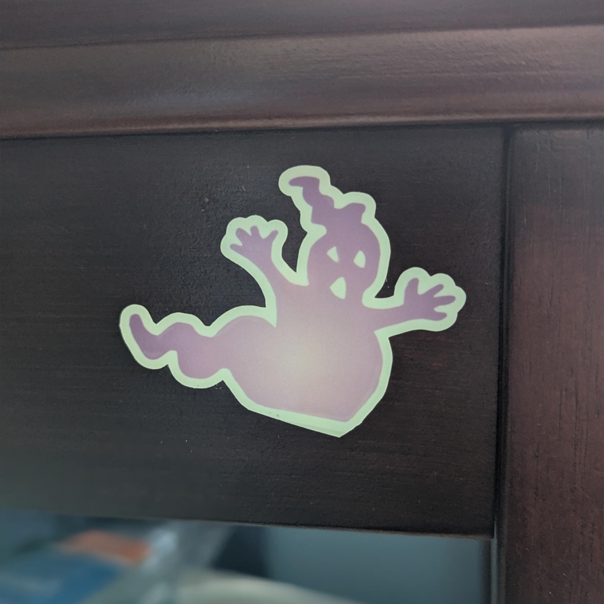 Nancy Drew Ghost Sticker 2-pack: Glow-in-the-dark Spooky Stickers - Etsy
