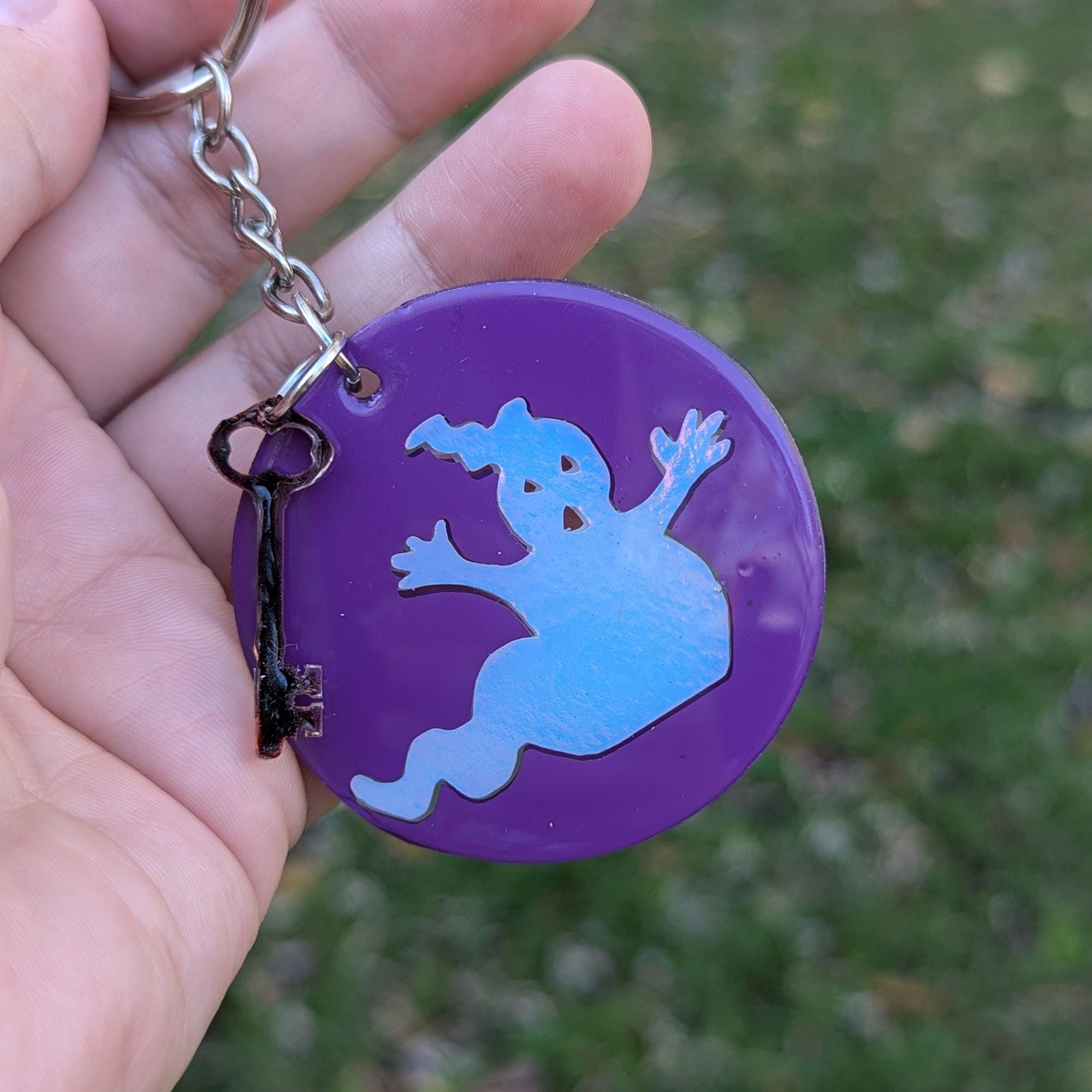 Nancy Drew Ghost Keychain | Glow in the Dark | Curse of Blackmoor
