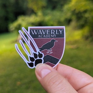 Nancy Drew Waverly Academy Stickers - 2 PACK | Cozy Mystery | Dark Academia | Laptop Stickers