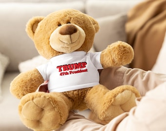 Osito de peluche con camiseta - Trump 47º presidente