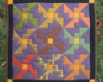 Hallowe'en/Autumn Mini Bat Quilt