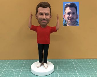 Personalized Bobblehead, Custom Family Figurine, Anniversary Gift